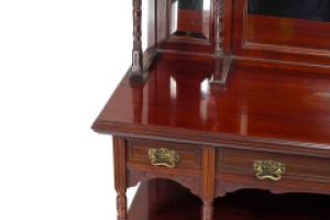 Aesthetic Movement Walnut Cabinet Attributed to Henry William Batley for Gillows - Thumbnail 24