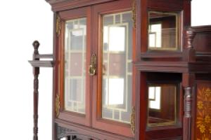 Aesthetic Movement Walnut Cabinet Attributed to Henry William Batley for Gillows - Thumbnail 8