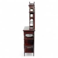 Aesthetic Movement Walnut Cabinet Attributed to Henry William Batley for Gillows - Thumbnail 2