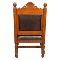 Bruce Talbert, attributed. Probably Made by Gillows. A Gothic Revival Oak Armchair - Thumbnail 6