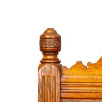 Bruce Talbert, attributed. Probably Made by Gillows. A Gothic Revival Oak Armchair - Thumbnail 11
