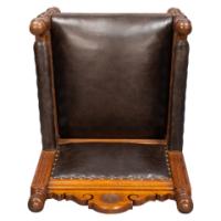 Bruce Talbert, attributed. Probably Made by Gillows. A Gothic Revival Oak Armchair - Thumbnail 25