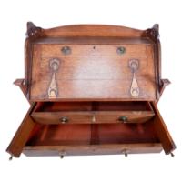 Arts & Crafts Oak Bureau by George Montague Ellwood for J. S. Henry - Thumbnail 11