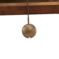 Aesthetic Movement Oak Mantle Clock by Howell & James with Blue Tile Insets - Thumbnail 14