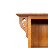 Wylie and Lochhead, in the style of. Arts and Crafts oak bookcase with cupboard - Thumbnail 11