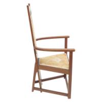 M. H. Baillie Scott Attributed, Three Arts & Crafts High-back Oak Armchairs - Thumbnail 7