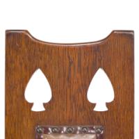 M. H. Baillie Scott, attributed. Three Arts and Crafts High-back oak armchairs - Thumbnail 21