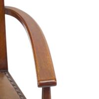M. H. Baillie Scott Attributed, Three Arts & Crafts High-back Oak Armchairs - Thumbnail 24