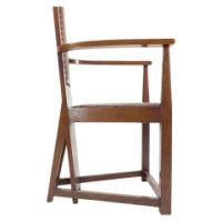 M. H. Baillie Scott Attributed, Three Arts & Crafts High-back Oak Armchairs - Thumbnail 29