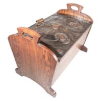Shapland & Petter or Liberty & Co. Attributed, Arts & Crafts Oak blanket box - Thumbnail 12