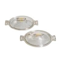 Guild of Handicraft Attributed, Pair of silver-plated vegetable dishes by C. R. Ashbee - Thumbnail 2