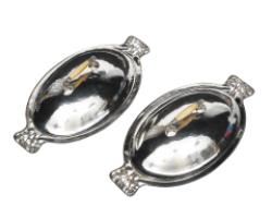 Guild of Handicraft Attributed, Pair of silver-plated vegetable dishes by C. R. Ashbee - Thumbnail 6
