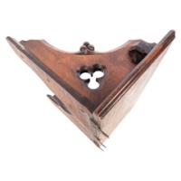 A. W. N. Pugin, In the style of Gothic Revival Oak bracket or wall shelf - Thumbnail 6