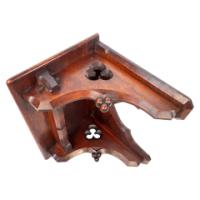A. W. N. Pugin, In the style of Gothic Revival Oak bracket or wall shelf - Thumbnail 9