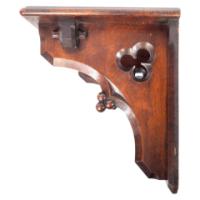 A. W. N. Pugin, In the style of Gothic Revival Oak bracket or wall shelf - Thumbnail 11