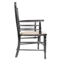 Bruce Talbert, Attributed. Aesthetic Movement Walnut Ebonized Armchair - Thumbnail 4
