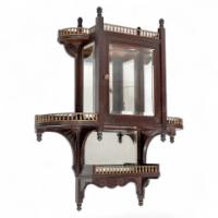 E. W. Godwin Attributed, Aesthetic Movement Japonesque Walnut Shelf