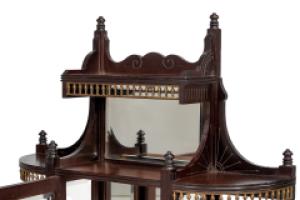 E. W. Godwin Attributed, Aesthetic Movement Japonesque Walnut Shelf - Thumbnail 11
