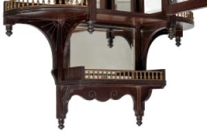 E. W. Godwin Attributed, Aesthetic Movement Japonesque Walnut Shelf - Thumbnail 18