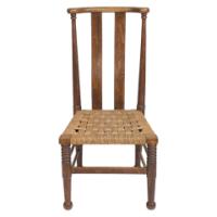 Liberty & Co., William Birch. Arts & Crafts Child’s Chair with Seagrass - Thumbnail 2
