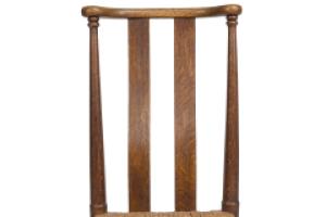 Liberty & Co., William Birch. Arts & Crafts Child’s Chair with Seagrass - Thumbnail 9