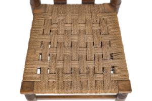 Liberty & Co., William Birch. Arts & Crafts Child’s Chair with Seagrass - Thumbnail 10