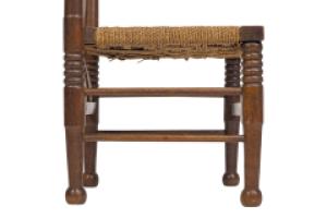 Liberty & Co., William Birch. Arts & Crafts Child’s Chair with Seagrass - Thumbnail 15