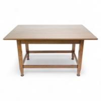 Wylie & Lochhead, Attributed. Arts and Crafts Oak Dining Table - Thumbnail 1