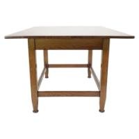 Wylie & Lochhead, Attributed. Arts and Crafts Oak Dining Table - Thumbnail 4