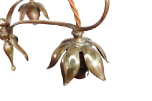 W. A. S. Benson, In the style of Arts & Crafts Copper & Brass Ceiling Light - Thumbnail 6