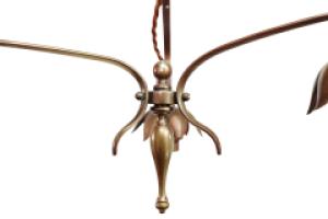 W. A. S. Benson, In the style of Arts & Crafts Copper & Brass Ceiling Light - Thumbnail 9