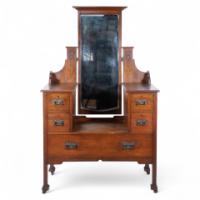 Liberty & Co. Attributed, Arts & Crafts Oak Dressing Table