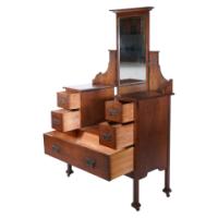 Liberty & Co. Attributed, Arts & Crafts Oak Dressing Table - Thumbnail 4