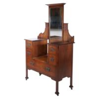Liberty & Co. Attributed, Arts & Crafts Oak Dressing Table - Thumbnail 3