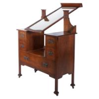 Liberty & Co. Attributed, Arts & Crafts Oak Dressing Table - Thumbnail 6