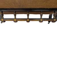 Lambs of Manchester, Charles Edward Horton. Aesthetic Movement Ebonised Settee - Thumbnail 18