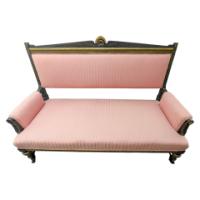 Lambs of Manchester, W. J. Estall. Aesthetic Movement Ebonized Settee - Thumbnail 3