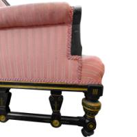 Lamb of Manchester, Charles Edward Horton. Aesthetic Movement Ebonised Settee - Thumbnail 16