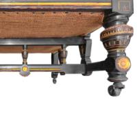 Lambs of Manchester, W. J. Estall. Aesthetic Movement Ebonised Settee - Thumbnail 20