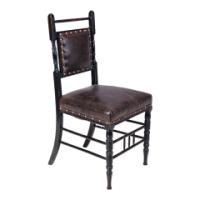 Bruce Talbert for Gillows & Co – Aesthetic Movement Ebonised Walnut Side Chair - Thumbnail 3