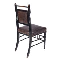 Bruce Talbert for Gillows & Co – Aesthetic Movement Ebonised Walnut Side Chair - Thumbnail 5