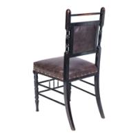 Bruce Talbert for Gillows & Co – Aesthetic Movement Ebonised Walnut Side Chair - Thumbnail 9