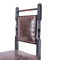 Bruce Talbert for Gillows & Co – Aesthetic Movement Ebonised Walnut Side Chair - Thumbnail 13