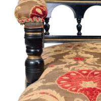 Bruce Talbert attrib., by Gillows – Aesthetic Movement Ebonised Walnut Armchair - Thumbnail 13
