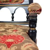 Bruce Talbert attrib., by Gillows – Aesthetic Movement Ebonised Walnut Armchair - Thumbnail 11