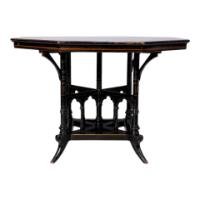 John Moyr Smith Attrib. For Collinson & Lock, Aesthetic Movement Centre Tables - Thumbnail 6