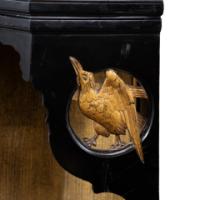 Aesthetic Movement Ebonised and Gilded Corner Wall Shelf c.1880 - Thumbnail 6