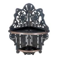 Dr. C. Dresser Attributed, for Kenrick, Aesthetic Movement Cast Iron Corner Shelf