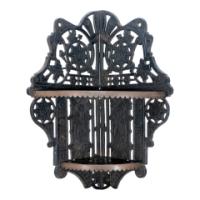 Dr. C. Dresser Attributed, for Kenrick, Aesthetic Movement Cast Iron Corner Shelf - Thumbnail 2