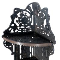 Dr. C. Dresser Attributed, for Kenrick, Aesthetic Movement Cast Iron Corner Shelf - Thumbnail 8